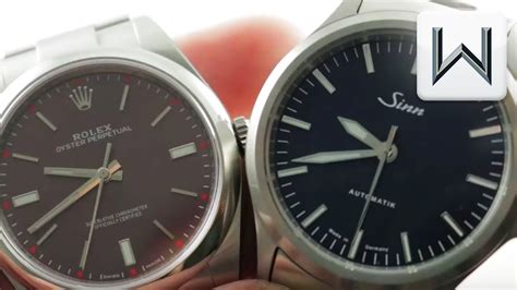 rolex explorer vs sinn 556